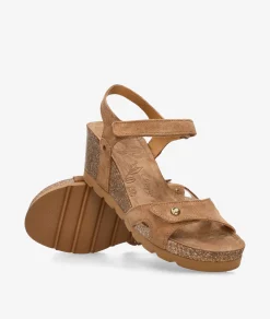 Sandalias Panamá Jack JULIA en serraje cuero