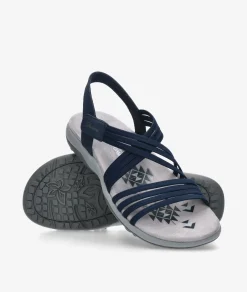 Sandalias Skechers 164036 en azul marino