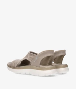 Sandalias Skechers 119519 en beige