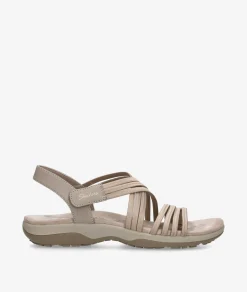 Sandalias Skechers 164036 en beige