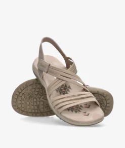 Sandalias Skechers 164036 en beige