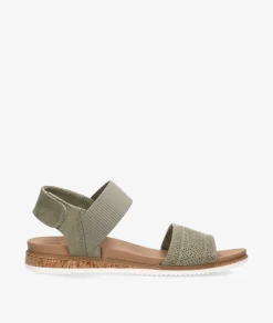 Sandalias Skechers 114710 en caki