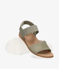 Sandalias Skechers 114710 en caki