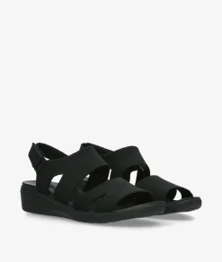 Sandalias Skechers 163420 en negro