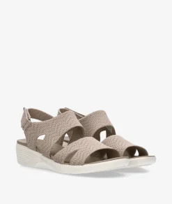 Sandalias Skechers 163420 en topo