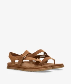 Sandalias UGG GOLDENGAZE TOE POST en cuero