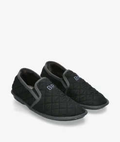 Zapatillas de casa Bio Relax 1566 en negro
