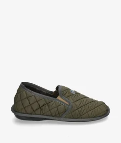 Zapatillas de casa Bio Relax 1566 en caki