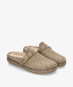 Zapatillas de casa Bio Relax 12079 en beige