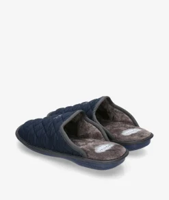 Zapatillas de casa Bio Relax 1448 en azul marino