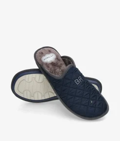 Zapatillas de casa Bio Relax 1448 en azul marino