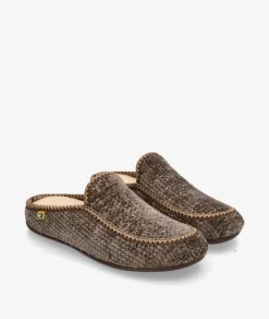 Zapatillas de casa Nordikas 2195 en topo