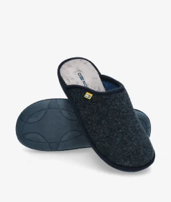 Zapatillas de casa Nordikas 2630 en azul marino