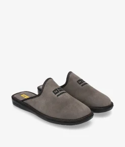 Zapatillas de casa Nordikas 236/F en serraje gris