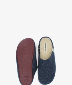 Zapatillas de casa Victoria 1081100 en azul marino