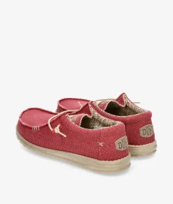 Zapatos casual Dude WALLY BRAIDED en rojo
