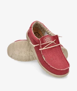 Zapatos casual Dude WALLY BRAIDED en rojo