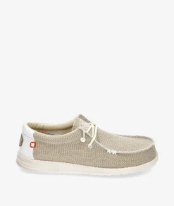 Zapatos casual Dude WALLY BRAIDED en beige