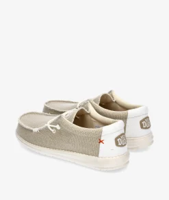Zapatos casual Dude WALLY BRAIDED en beige