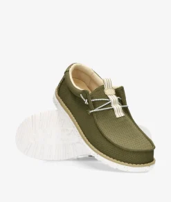 Zapatos casual Dude WALLY MESH NEUTRALS en caki