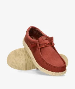 Zapatos casual Dude WALLY STRETCH CANVAS en teja
