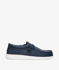 Zapatos casual Dude WALLY STRETCH CANVAS en azul marino
