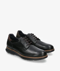 Zapatos casual Fluchos F1351 en negro