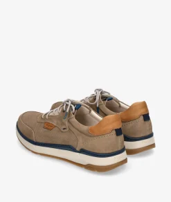 Zapatos casual Fluchos F2210 en nobuck taupe