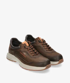 Zapatos casual Fluchos F2069 en nobuck marrón