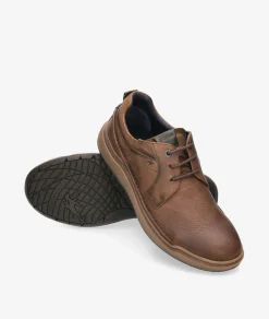 Zapatos casual Fluchos F2033 en nobuck marrón