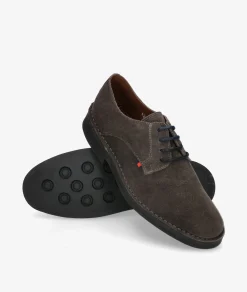 Zapatos casual Kénnebec BLUCHER 2600 SIN FESTON en serraje gris