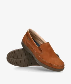 Zapatos casual LUISETTI 39502 NO en nobuck cuero