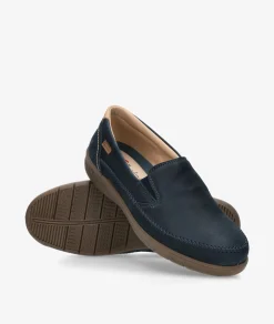 Zapatos casual LUISETTI 39502 NO en nobuck azul