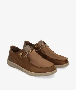 Zapatos casual Skechers 210107 en cuero