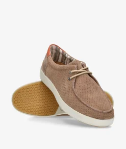 Zapatos casual St. Gallen POLI 04 en serraje taupe