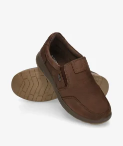 Zapatos casual St. Gallen NETO-02 en nobuck marrón