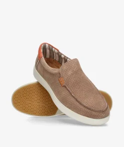 Zapatos casual St. Gallen POLI 05 en serraje taupe