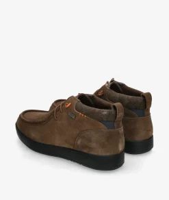 Zapatos casual St. Gallen POLI-02 en serraje taupe