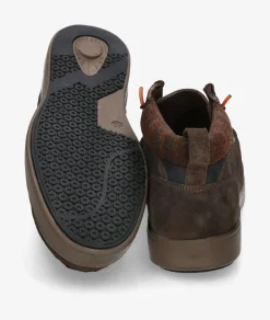 Zapatos casual St. Gallen POLI-02 en serraje marrón