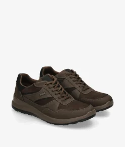 Zapatos casual St. Gallen NETO-03 en nobuck marrón