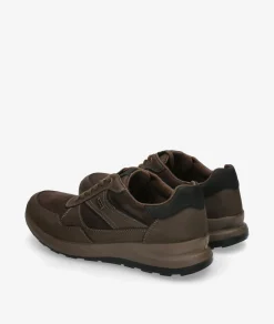 Zapatos casual St. Gallen NETO-03 en nobuck marrón