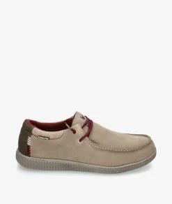 Zapatos casual Walk in Pitas SAM en serraje beige