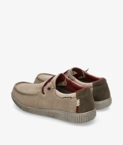 Zapatos casual Walk in Pitas SAM en serraje beige