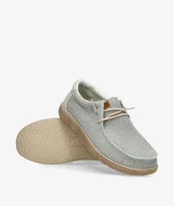 Zapatos casual Walk in Pitas WP150 STEVE en verde