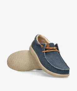 Zapatos casual Walk in Pitas WP150 STEVE en azul marino