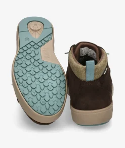 Zapatos casual Walk in Pitas AUSTIN en serraje marrón