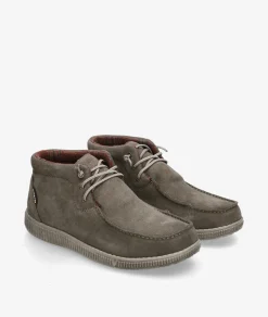 Zapatos casual Walk in Pitas HI WATERPROOF en serraje taupe