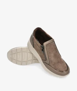 Zapatos confort Amarpies 29351 en topo