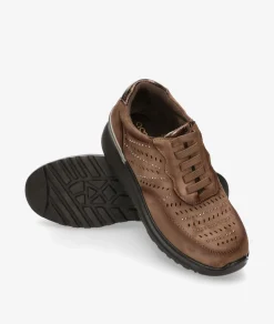 Zapatos confort Amarpies 29393 en topo