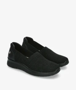 Zapatos confort Amarpies 30034 en negro